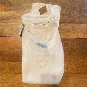 Polo by Ralph Lauren Authentic Denim Goods - white denim Sullivan Slim 34x32